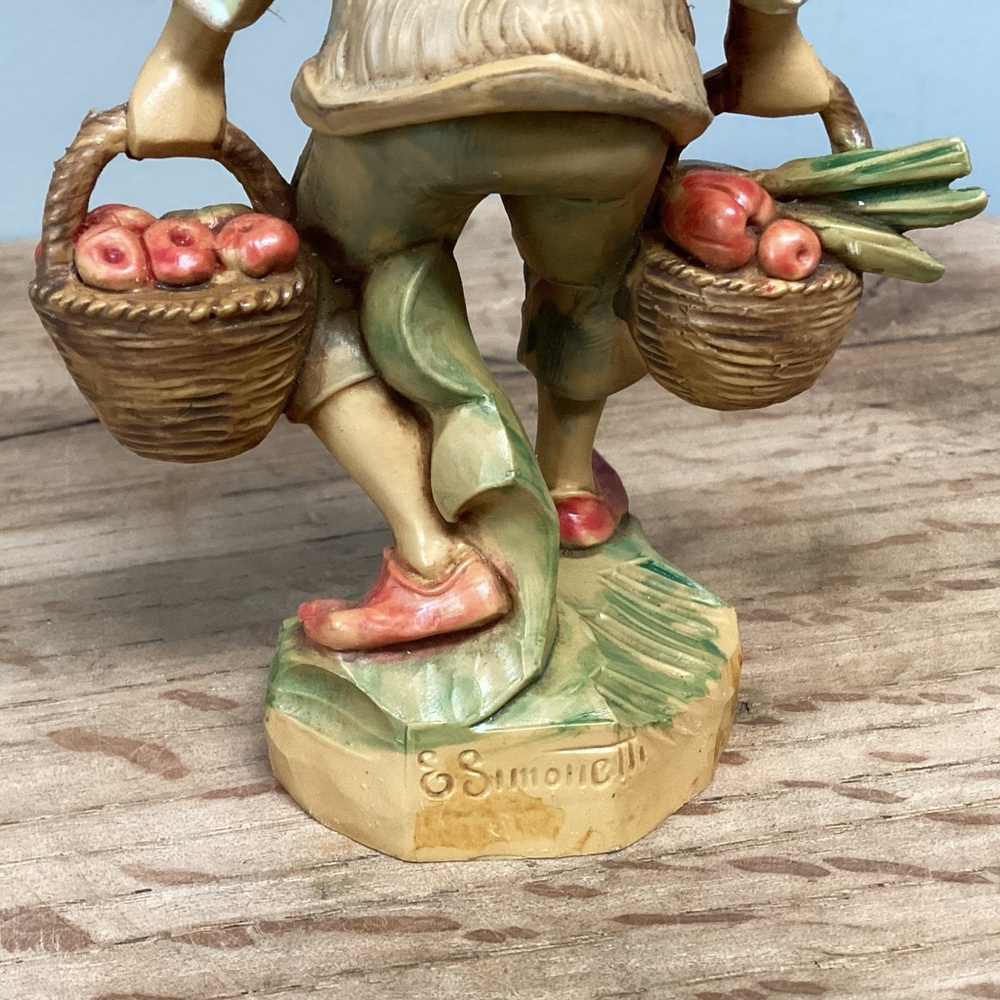 🟠 Vintage & Retired - Fontanini 5” Collection - Nathan the Produce Peddler # 146 - Picture 5 of 12